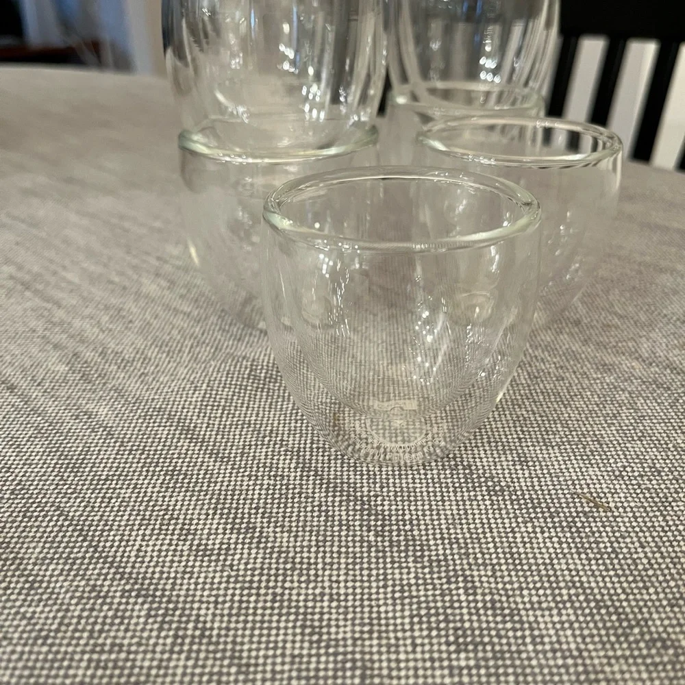 Bodum Double Walled Espresso Cups, Set of 8 - Picture 2 of 3